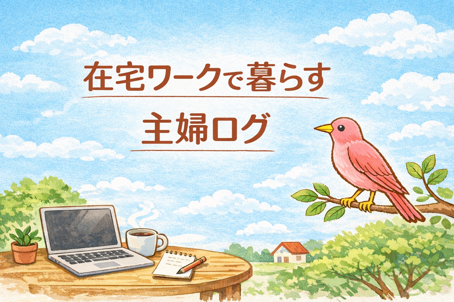 在宅ワークで再スタートする主婦のブログアイキャッチ画像